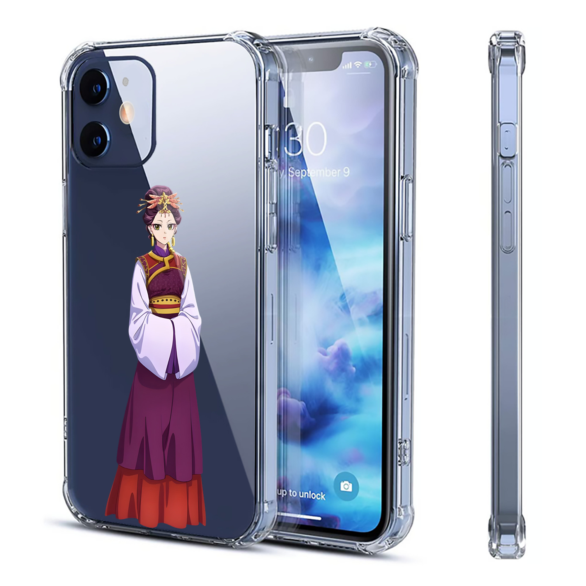 （画像用） 薬屋のひとりごと The Apothecary Diaries 【iPhone 12シリーズ対応】透明スマホケース（クリアソフトケース）